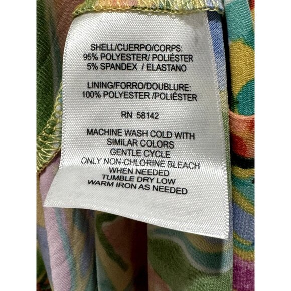 MAGGY LONDON Women Multi-Color Floral Dress 0 - Picture 5 of 7